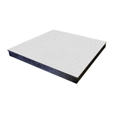 Плита фальшпола литая из алюминия K&R Design Alum 55 PVC Antistatic conductive